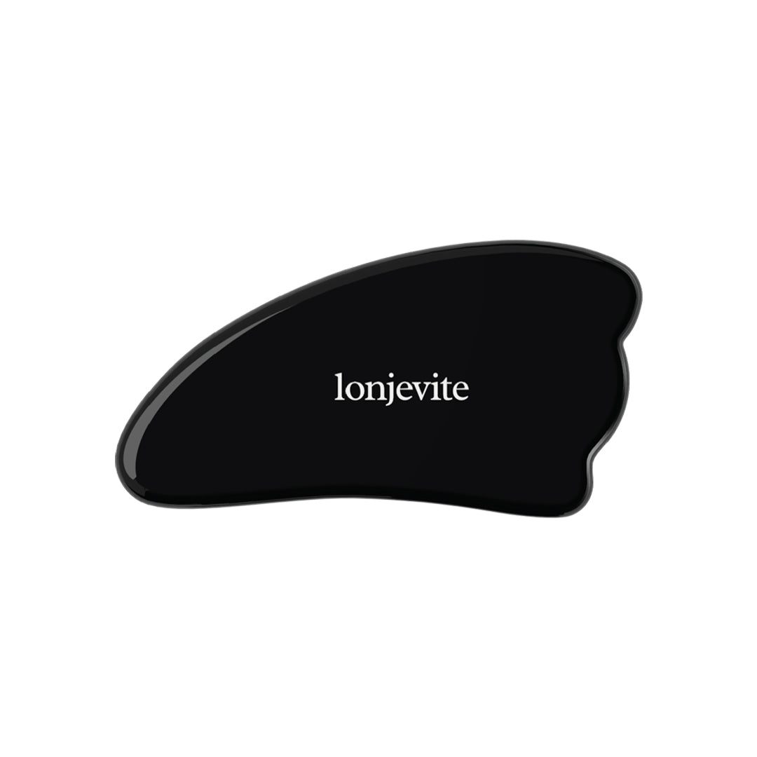 Wing - Shape Black Obsidian Gua Sha