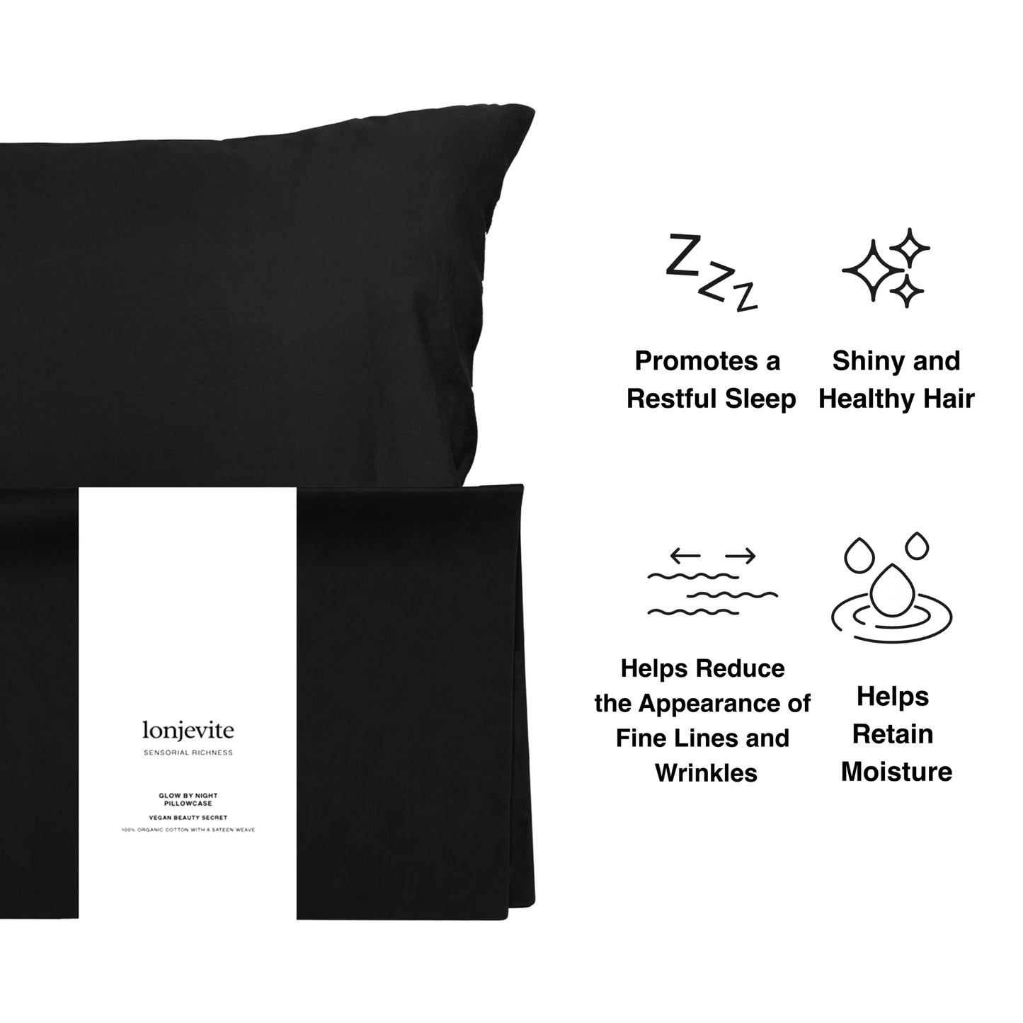 Glow By Night Satin Pillowcase