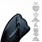 Wing - Shape Black Obsidian Gua Sha